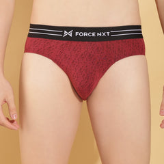 Super Combed Cotton Four Way Stretch Solid Mens Pack of 3 Brief