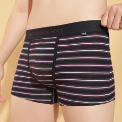 Super Combed Cotton Four Way Stretch Mens Pack of 2 Striped Trunk