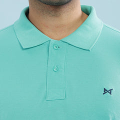 Force NXT Super Combed Cotton Mens Collared Polo Solid T-Shirt