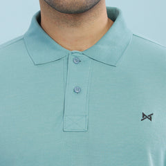 Force NXT Super Combed Cotton Mens Collared Polo Solid T-Shirt