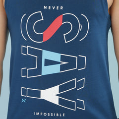 Force NXT Super Combed Cotton Mens Tank Top Printed Vest