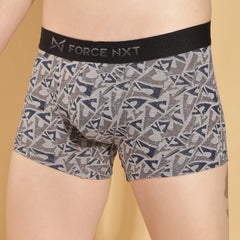 Ultrasoft Super Combed Cotton Elastane Stretch Mens Pack of 2 Printed Trunk