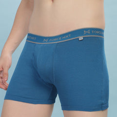 Super Combed Cotton Soft Rib Men Pack of 2 Solid Trunk