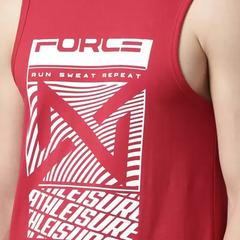 Force NXT Super Combed Cotton Mens Pack of 2 Printed Muscle Tee