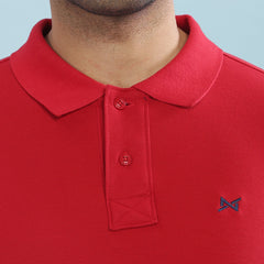 Force NXT Super Combed Cotton Mens Collared Polo Solid T-Shirt