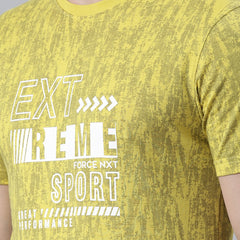 Force NXT Super Combed Cotton Mens Round Neck Printed T-Shirt