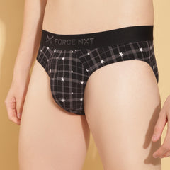 Ultrasoft Super Combed Cotton Elastane Stretch Mens Pack of 2 Printed Brief