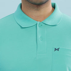 Force NXT Super Combed Cotton Mens Collared Polo Solid T-Shirt