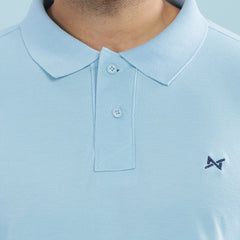 Force NXT Super Combed Cotton Mens Collared Polo Solid T-Shirt