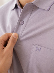 Force NXT Men's Super Combed Cotton Rich Fabric Half-Sleeves Polo T-Shirt