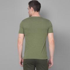 Force NXT Super Combed Cotton Mens Henley Solid T-Shirt