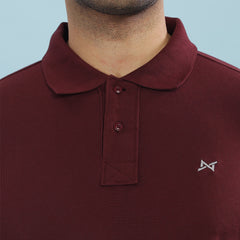 Force NXT Super Combed Cotton Mens Collared Polo Solid T-Shirt
