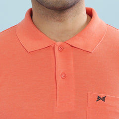 Force NXT Super Combed Cotton Mens Collared Polo Solid T-Shirt