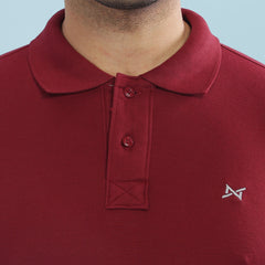Force NXT Super Combed Cotton Mens Collared Polo Solid T-Shirt