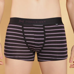 Super Combed Cotton Four Way Stretch Mens Pack of 3 Striped Trunk