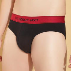 Super Combed Cotton Four Way Stretch Solid Mens Pack of 2 Brief