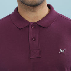 Force NXT Super Combed Cotton Mens Collared Polo Solid T-Shirt