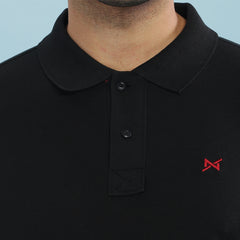 Force NXT Super Combed Cotton Mens Collared Polo Solid T-Shirt