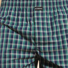 Force NXT Super Combed Cotton Mens Checks Boxer Shorts