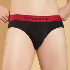 Super Combed Cotton Four Way Stretch Solid Mens Pack of 3 Brief