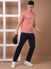 Force NXT Men's Super Combed Cotton Rich Fabric Half-Sleeves Chest Printed T-Shirt