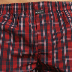 Force NXT Super Combed Cotton Mens Pack of 2 Checks Boxer Shorts