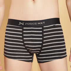 Super Combed Cotton Four Way Stretch Mens Pack of 3 Striped Trunk