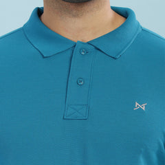 Force NXT Super Combed Cotton Mens Collared Polo Solid T-Shirt