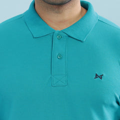 Force NXT Super Combed Cotton Mens Collared Polo Solid T-Shirt