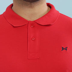 Force NXT Super Combed Cotton Mens Collared Polo Solid T-Shirt