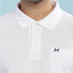 Force NXT Super Combed Cotton Mens Collared Polo Solid T-Shirt