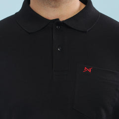 Force NXT Super Combed Cotton Mens Collared Polo Solid T-Shirt