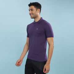 Force NXT Super Combed Cotton Mens Collared Polo Solid T-Shirt