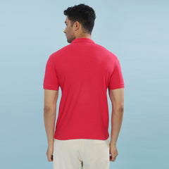 Force NXT Super Combed Cotton Mens Collared Polo Solid T-Shirt