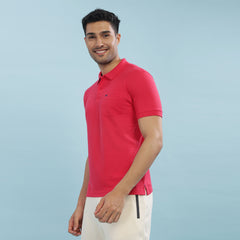 Force NXT Super Combed Cotton Mens Collared Polo Solid T-Shirt