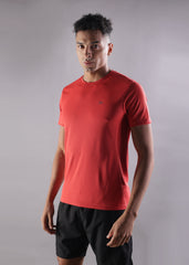Anti Viral Anti Odour Cool Mens Round Neck Sports Printed T-Shirt