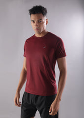Anti Viral Anti Odour Cool Mens Round Neck Pack Of 2 Sports Printed T-Shirt