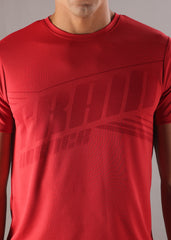 Anti Viral Anti Odour Cool Mens Round Neck Pack Of 2 Sports Printed T-Shirt