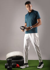 Anti Viral Anti Odour Cool Mens Collared Polo Sports Solid T-Shirt