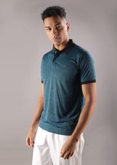 Anti Viral Anti Odour Cool Mens Collared Polo Sports Solid T-Shirt