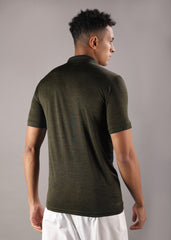 Anti Viral Anti Odour Cool Mens Collared Polo Sports Solid T-Shirt