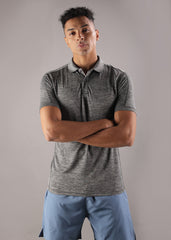 Anti Viral Anti Odour Cool Mens Collared Polo Sports Solid T-Shirt