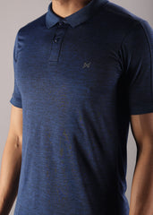 Anti Viral Anti Odour Cool Mens Collared Polo Sports Solid T-Shirt