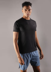 Anti Viral Anti Odour Cool Mens Round Neck Pack Of 2 Sports Printed T-Shirt