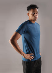 Anti Viral Anti Odour Cool Mens Round Neck Pack Of 2 Sports Printed T-Shirt