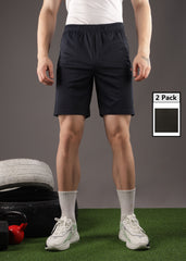 Anti Viral Anti Odour Cool Mens Pack Of 2 Sports Shorts