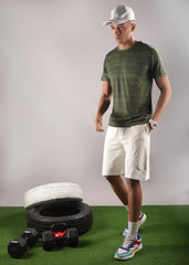 Anti Viral Anti Odour Cool Mens Round Neck Pack Of 2 Sports Printed T-Shirt