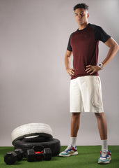 Anti Viral Anti Odour Cool Mens Round Neck Pack Of 2 Sports Printed T-Shirt