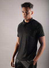Anti Viral Anti Odour Cool Mens Collared Polo Sports Solid T-Shirt