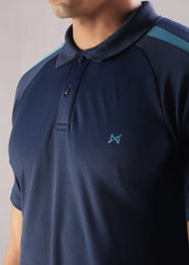 Anti Viral Anti Odour Cool Mens Collared Polo Sports Solid T-Shirt